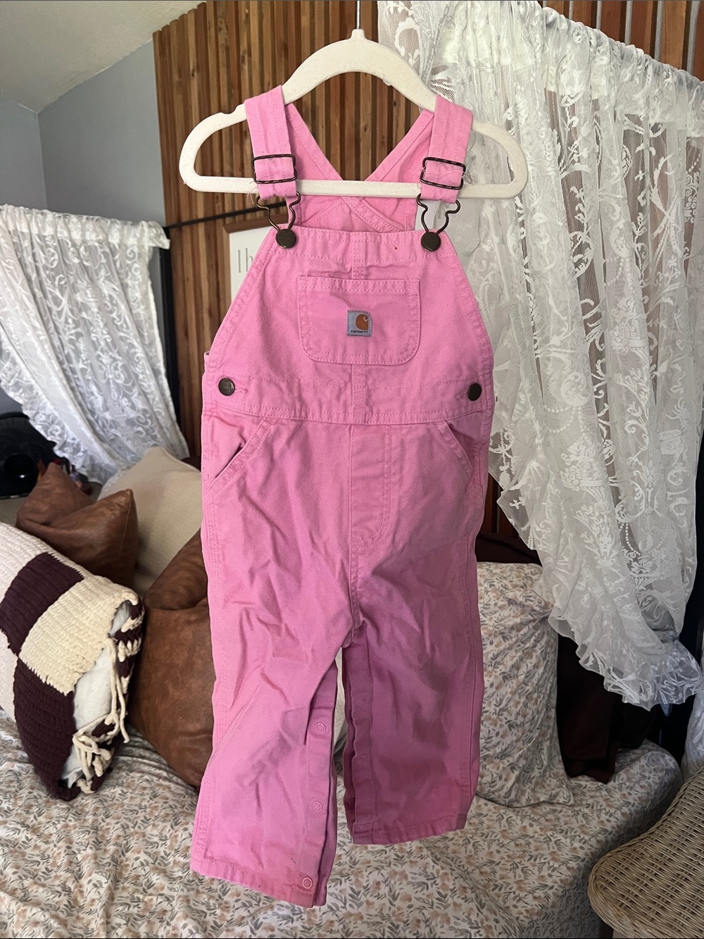 Carhartt Pink Children's Carpenter Overalls